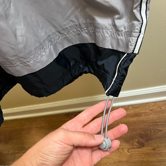 Starter Silver Windbreaker Jacket - Picture 10 of 11